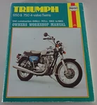 Haynes Repair Manual Triumph 650 & 750 4-VALVE Twins Stand 1983 English. Fixed Price $47.01.