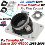 35-38MM Carb Pro Flow Control Intake Manifold Kit For Yamaha Blaster YFS200. Fixed Price $50.39.