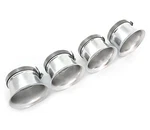 Silver Motorcycle Shorty Velocity Stacks - 54MM Honda CB900 CB1000 CB1100. Fixed Price $58.95.