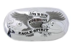 Eagle Spirit Oval Chrome Air Cleaner Insert For Harley-davidson. Fixed Price $67.99.