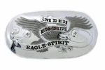 Eagle Spirit Oval Chrome Air Cleaner Insert For Harley Davidson By V-twin. Fixed Price $59.90.