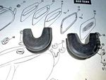 Aermacchi Harley 61136-66P Front Tank Mount Pair 1968-70 Rapido 66-72 M65. Fixed Price $12.99.