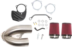 S&s Cycle Tuned Induction For Air Cleaner Kit Stainless Steel 170-0565A. Fixed Price $536.36.