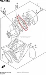 New Oem Suzuki Air Filter Base. Fixed Price $44.95.