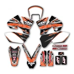 2003-2007 Ktm Exc 450 Graphics Set Motocross Decals Mx Stickers. Fixed Price $127.90.