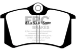 Ebc Greenstuff Rear Brake Pads For Skoda Octavia (5E) 1.4 Turbo (110 Bhp) (14. Fixed Price $67.16.