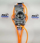 Keihin Mikuni Carburetor Vent Hose Kit Kawasaki KX250F KX450F Neon Orange 10'. Fixed Price $17.95.
