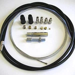Venhill U01-4-102-BK Universal Motorcycle Throttle Cable Kit 92 Inch 6MM Od. Fixed Price $47.86.