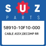 58910-10F10-000 Suzuki Cable Assy,decomp Rr 5891010F10000, New Genuine Oem Part. Fixed Price $75.18.