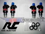 Rc 550CC Fuel Injectors Fit Denso Turbo 4G63T Evo Viii Ix FC3S 13B 20B 4AGE. Fixed Price $414.81.