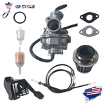 PZ20 Carburetor Air Fuel Filter Thumb Throttle Cable For 50 70 90 110 125CC Atv. Fixed Price $23.59.