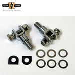 Passenger Foot Peg Clevis Relocation Bracket Fit For Harley Softail W/male Shank. Fixed Price $15.99.