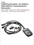 Cobra 692-1632B FI2000 Powrpro Tuner, Black. Fixed Price $250.00.
