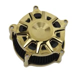 Gold Air Filter Cleaner Kit For Harley 18-23 Softail Fxbbs 17-23 Touring Flht. Fixed Price $209.95.
