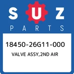 18450-26G11-000 Suzuki Valve ASSY,2ND Air 1845026G11000, New Genuine Oem Part. Fixed Price $206.48.