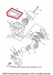New Oem Yamaha Air Intake Housing Cover Cap. Fixed Price $29.95.