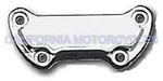 Standard Chrome Ribbed Handlebar Clamp For Harley-davidson. Fixed Price $33.41.