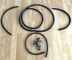 Gates Usa Complete Fuel & Oil Line Kit Stainless Steel Clamps Harley Evo Softail. Fixed Price $99.75.