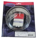 Kuryakyn 112 Chrome Speedometer Bezel Harley W/ Tank Mounted 41-9226 2202-0152. Fixed Price $44.95.