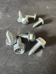 New 8PC Oem Genuine Honda Front License Plate Tag Bracket Self Tapping Screw Set. Fixed Price $7.33.
