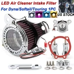 For Harley Dyna Led Air Cleaner Intake Filter Street Fat Bob Glide King. Fixed Price $50.32.
