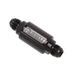 Russell 650133 3" 6AN Male Inlet / Outlet Universal Aluminum Fuel Filter - Black. Fixed Price $46.00.