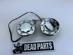 Harley Kuryakyn Informer Led Gas Battery Gauge Cap Set. Fixed Price $95.00.