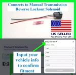 Fits Rsx Honda 6SPD Manual Transmission Reverse Lockout Connector Plug Pigtail. Fixed Price $21.99.