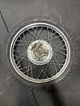 1973 - 1983 Yamaha GT80 GTMX80 DT80 15 Inch Front Wheel Complete. Fixed Price $139.99.