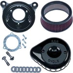 & Cycle Mini-teardrop Air Cleaner Black Flh/flt 08-16/ Fxst/flst 16-17. Fixed Price $375.99.
