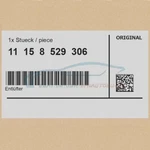 Genuine Bmw 11158529306 - Breather. Fixed Price $97.91.