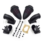 Bullet Dual Air Cleaner Kit Intake Filter For Suzuki Boulevard M109 All Year Bla. Fixed Price $133.30.