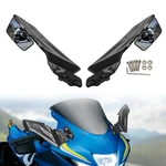 For Suzuki GSXR600 GSXR750 GSXR1000 Carbon Fiber Wind Wing Rearview Side Mirrors. Fixed Price $42.80.