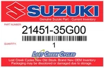 New Oem Suzuki 21451-35G00 Clutch Plate Driven RMZ450 LTR450. Fixed Price $5.00.