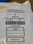 (5)AMC 757404-12 3/4 Brass Lead Free Garden Hose Cap 19JS-0502-E4. Fixed Price $25.00.