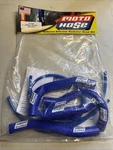 New Moto Hose Blue Silicone Radiator Kit Honda CRF250R 2014-2015 24-123B. Fixed Price $74.99.