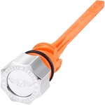 Figurati Designs Curved Silver Magnetic Oil Dipstick Harley 18-25 Softail. Fixed Price $159.95.