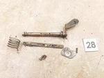 Kawasaki KZ400-H Ltd V60A Carb Right Left Choke Shaft Set 1979 #28 Uo AP-405. Fixed Price $22.50.