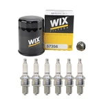 Wix Engine Oil Filter & Ngk Racing Spark Plugs Kit For Accord 3.5L V6 J35Z2. Fixed Price $58.95.