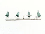 08-09 Kawasaki Concours ZG1400 Fuel Rail With Injectors Set 49056-0017. Fixed Price $48.33.