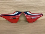 1983 - 1985 Kawasaki Left Right Side Cover Set Panel Oem Red. Fixed Price $95.00.