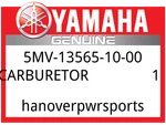 Yamaha Oem Part 5MV-13565-10-00 Joint, Carburetor. Fixed Price $167.99.