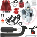Yoxufa Predator 212 Stage Kit With VM22 Carburetor Exhaust Pipe Muffler Replac. Fixed Price $87.93.