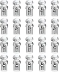 20 Pcs Throttle Brake Cable Ends, 1/8" Stop Clamp Clutch Lock, Silver. Fixed Price $8.45.