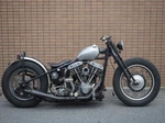 Narrow Peanut Gas Fuel Tank Mid Tunnel 2 Cap Triumph Harley Chopper Wassell. Fixed Price $600.00.