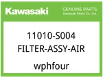 Kawasaki Oem Part 11010-S004 Filter-assy-air. Fixed Price $29.66.
