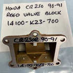 Honda CR250 Reed Valve Block Used Oe Part 1990-91 P/n 14100-KZ3-700. Fixed Price $75.00.