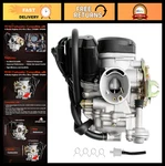 50CC Carburetor PD18J For GY6 49CC 139QMB Moped Go Kart Atv Scooter 18MM Intake. Fixed Price $40.99.