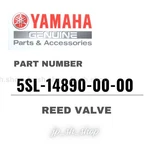 Yamaha Genuine Oem Parts Reed Valve 5SL-14890-00-00 For R6. Fixed Price $81.50.