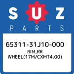 65311-31J10-000 Suzuki Rim,rr WHEEL(17M/CXMT4.00) 6531131J10000, New Genuine Oem. Fixed Price $492.07.